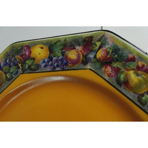 2 Vintage Regal Ware R P Co Octagon Plate Lot #5 Made in England Regal Pottery - Picture 9 of 12